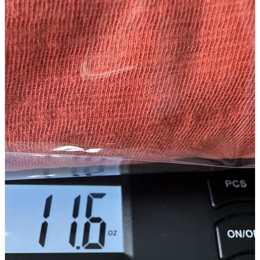 Y2K American Eagle Outfitters Mens‎ XL Long Sleeve Shirt Orange Distressed - Picture 10 of 10